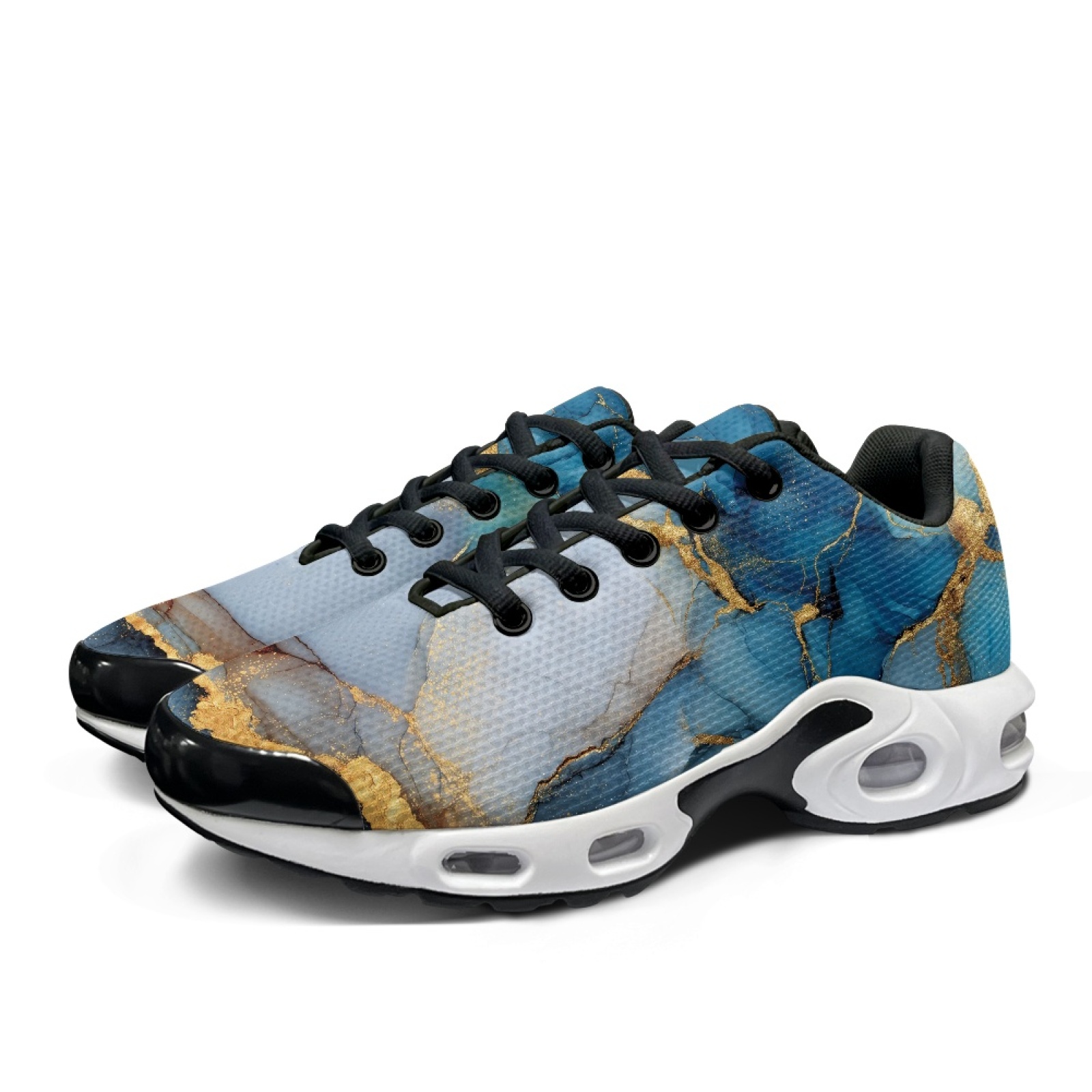 PENSTROLL Blue Gold Vein Tenni - Air Cushion Jogger Shoes Men recensie en prijs