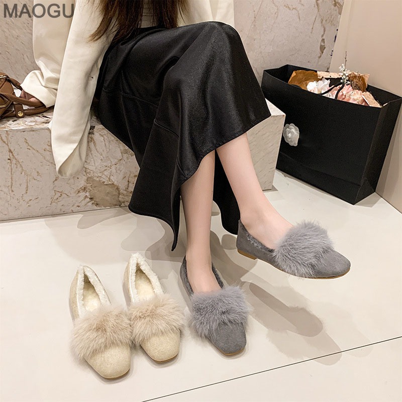 Dames pluche platte schoenen 2 - Women'S Shoes recensie en prijs