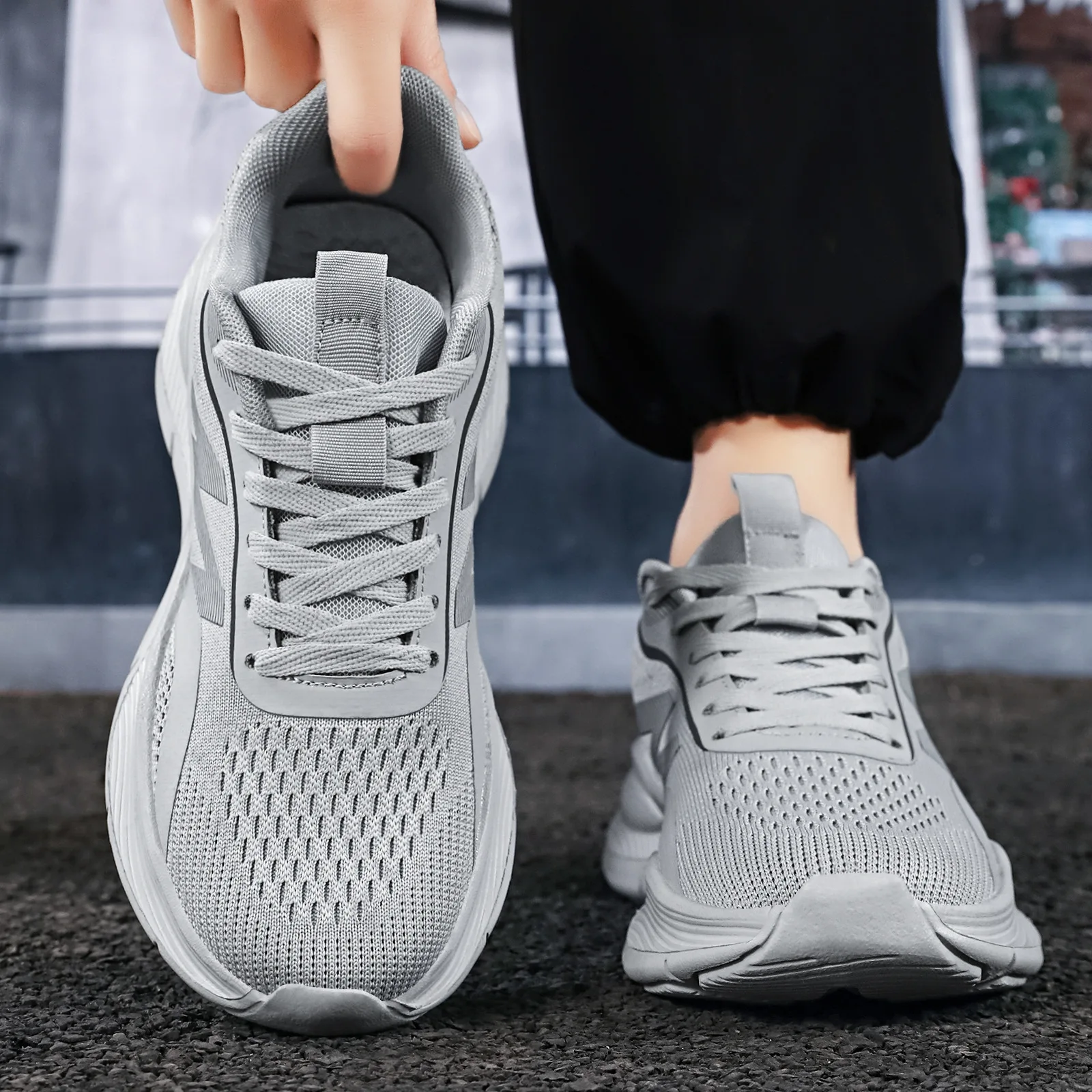 Heren Mesh Running Sneakers Li - Shock Absorbing Gym Trainers recensie en prijs